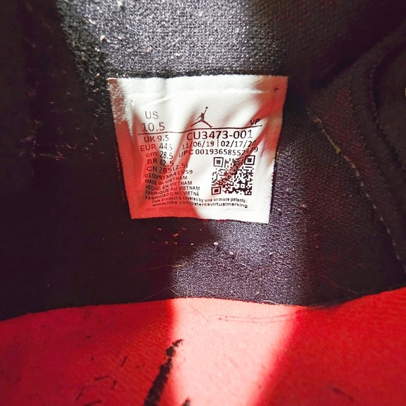 Nike Air Jordan 34 XXXIV Low Heritage Sz 10.5 - Picture 5 of 6